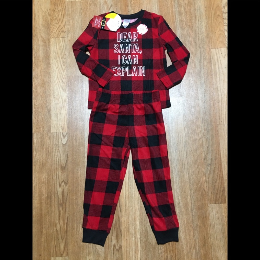 North Pole Pajama Set 2pc Kids Unisex Size: 4T